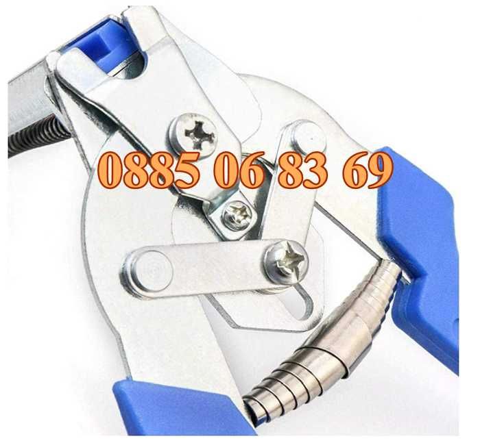 Клещи за връзване на колбаси, клещи за връзване на луканки + 600 скоби