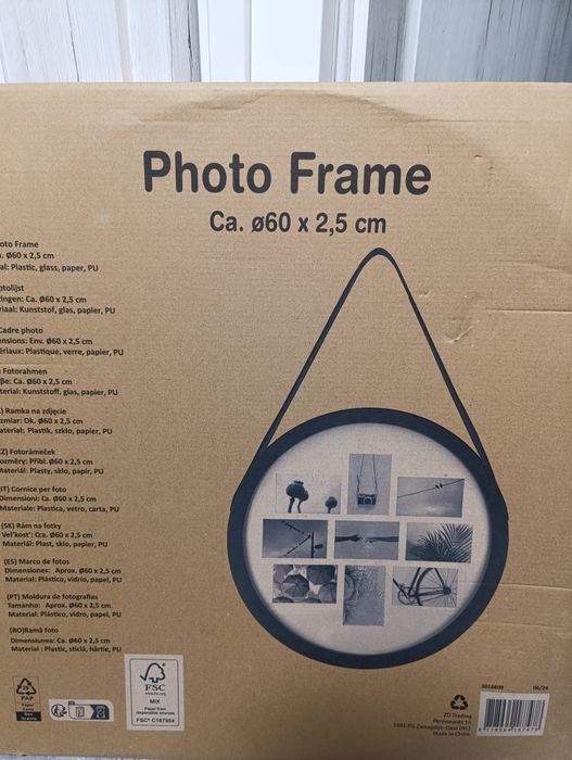 Ramă foto rotundă 60cm