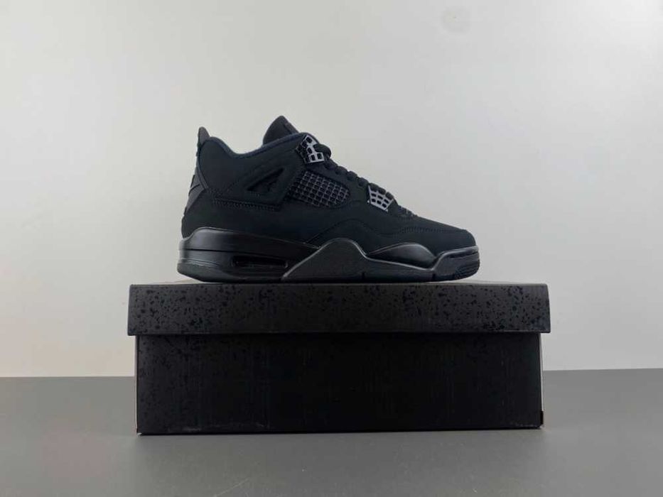 Nike Jordan Retro 4 Black Cat Мъжки Дамски Маратонки