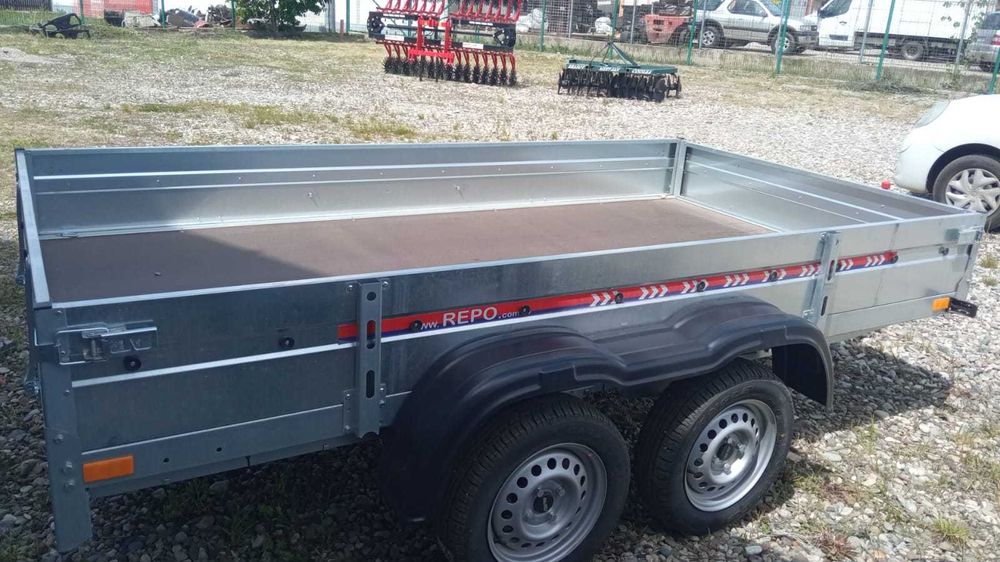 Remorca Repo 750 Kg 2 axe  3000x1600 mm --- PLATA IN RATE