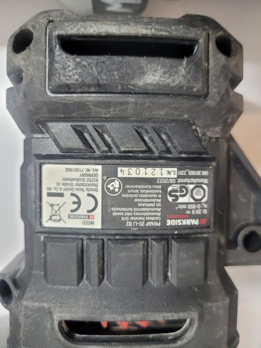 Перфоратор Parkside PKHAP 20-LI D4 и B2 (ЗА ЧАСТИ)