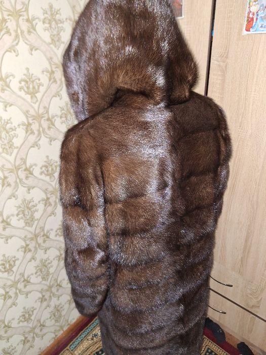 Шуба натуральная норка