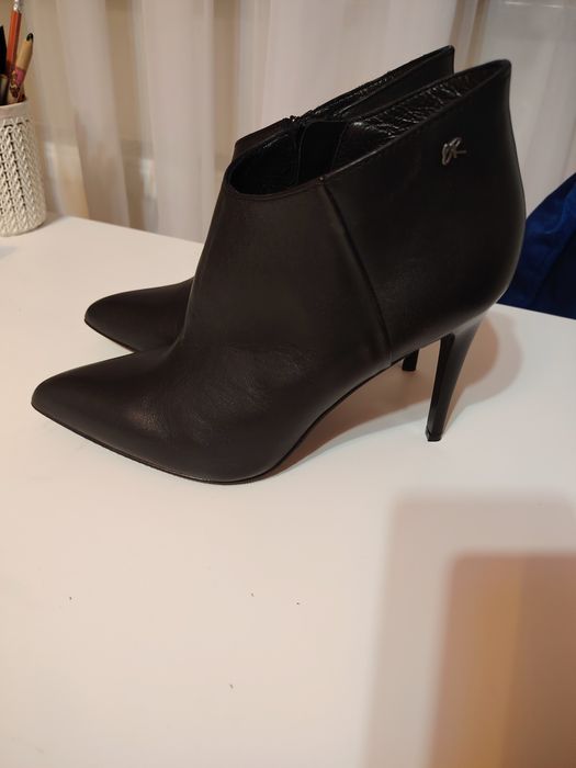 Botine cizme Piele Noi 37