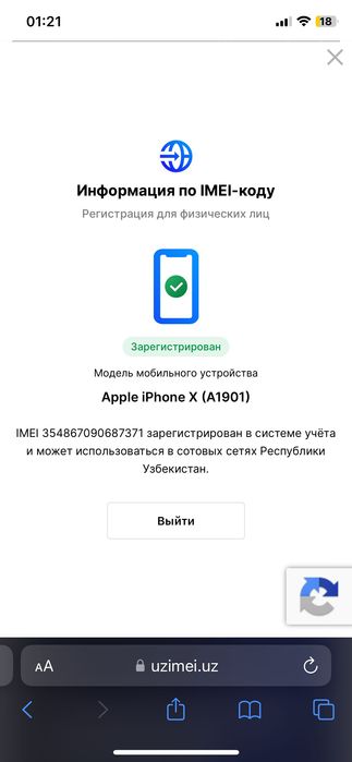 IPhone X 256 100