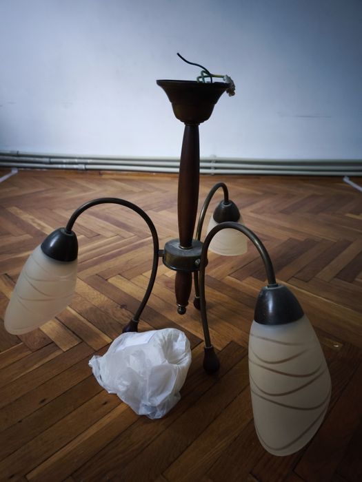 Lustra vintage  + abajur rezerva