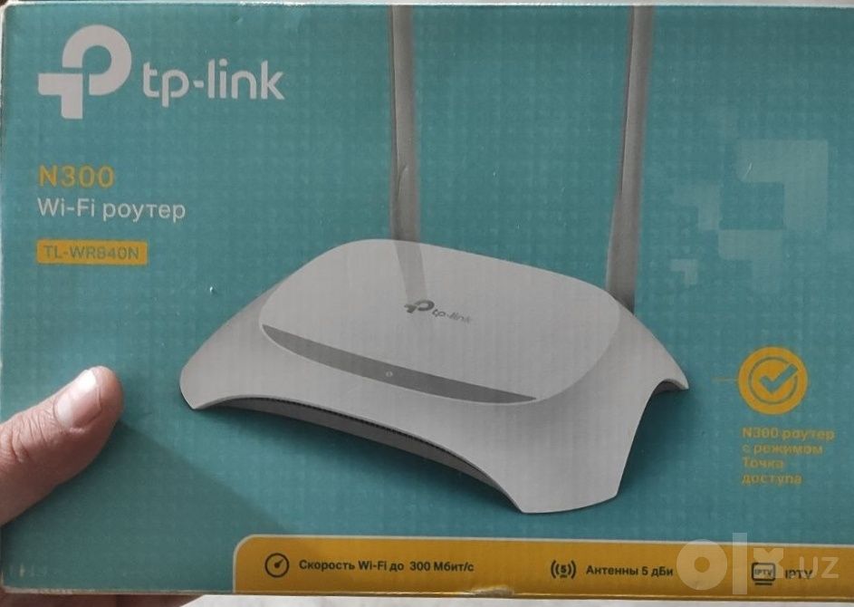 Продаётся надёжный Wi-Fi роутер TP-Link TL-WR840N (N300) в хорошем раб