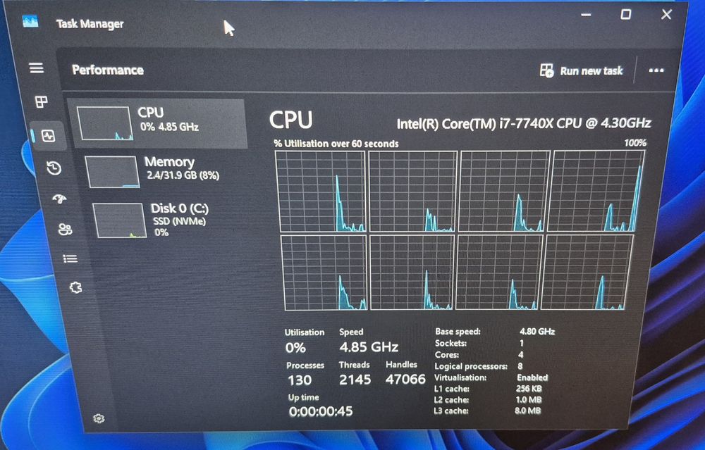 MSI X299 i7 7740X 5.36GHz 8 core 120mm Thermaltake 10 heatpipe
