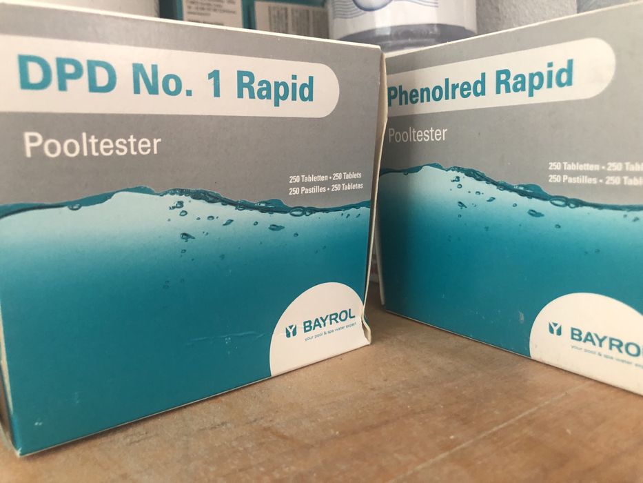 Химия для бассейна, хлор, альгицид