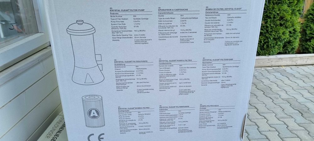 Piscina Intex 400x200x122 + Accesorii