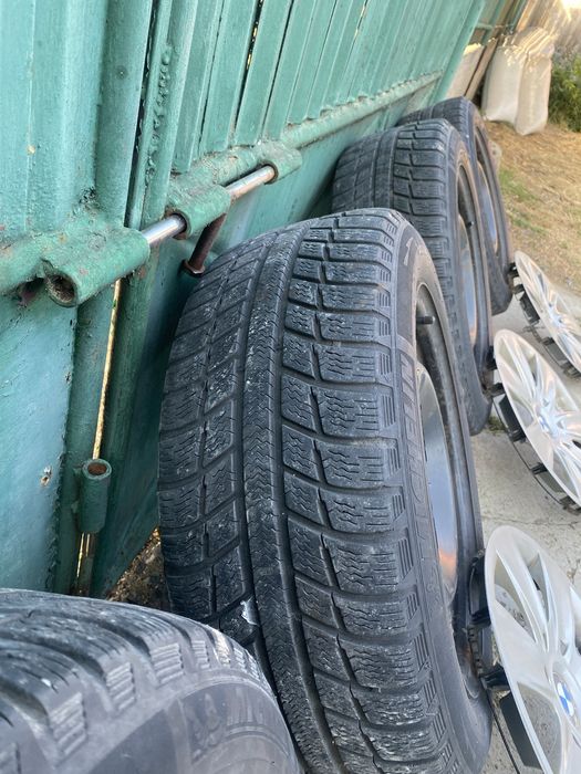 4x roti 195 55 R16 5x120 ET47 BMW + Capace originale