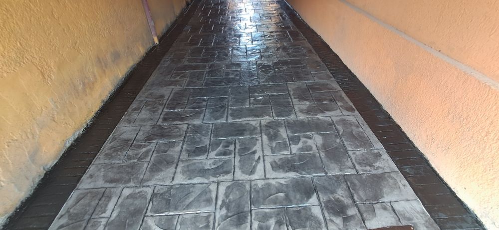 Beton amprentat  .