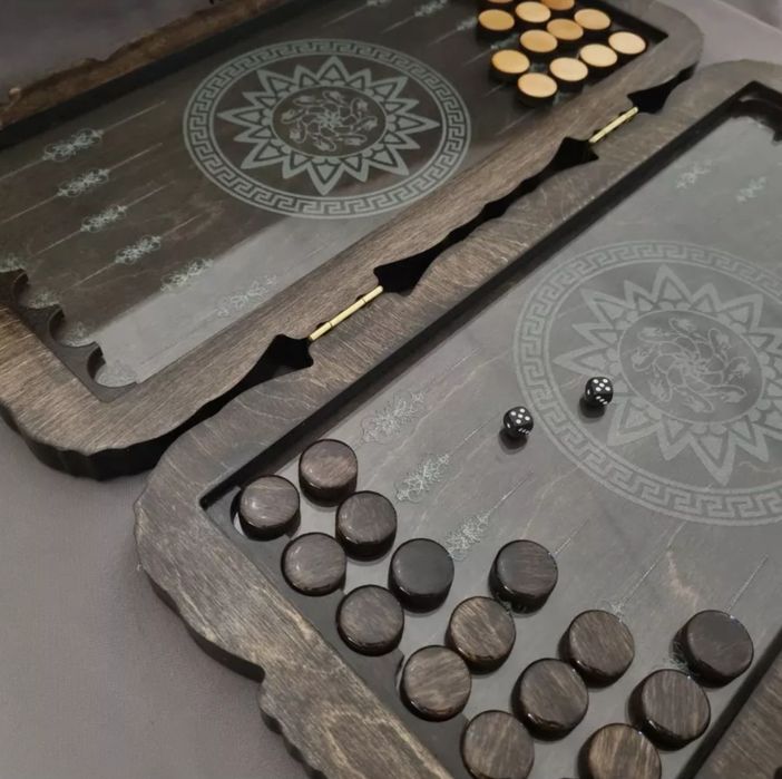 Нарды игровые деревянные