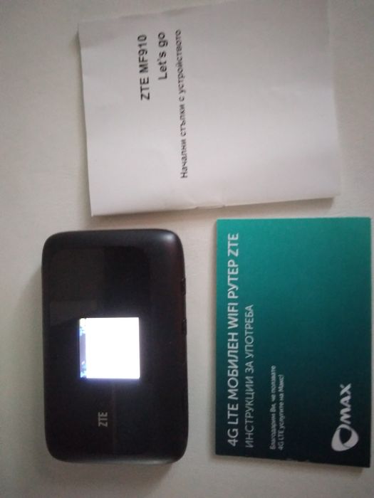 оригинална фабрично отключена 4G бисквитка рутер ZTE  перфектна