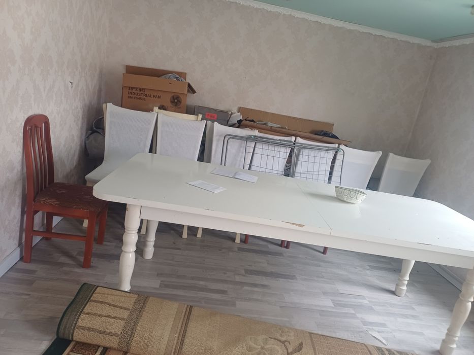 Стол стулья 10 штук