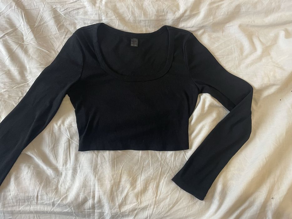 Дамска черна блуза, горница и анцуг