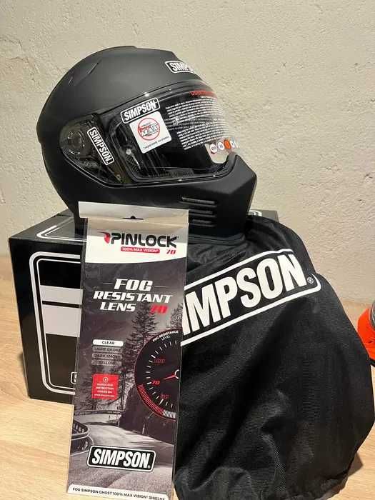 Casca moto SIMPSON Darksom si Venom XS,S,M,L,XL