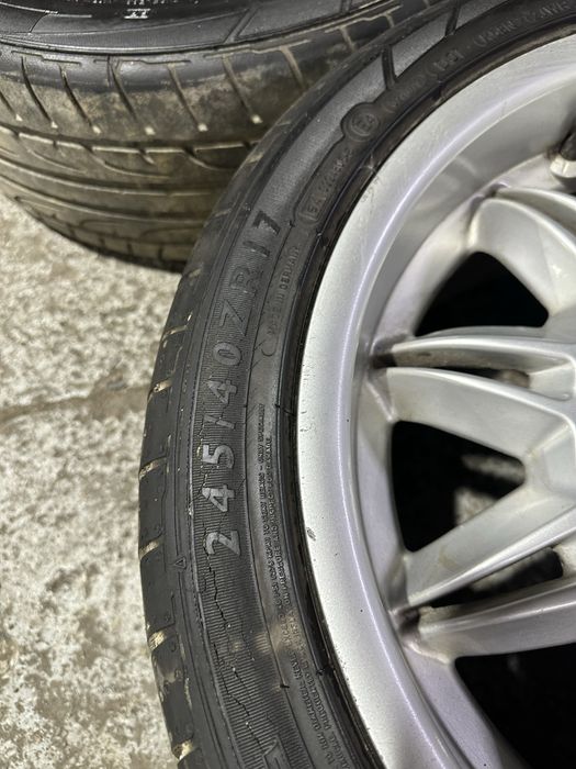 Комплект дисков с резиной bmw E36 R17 39 style