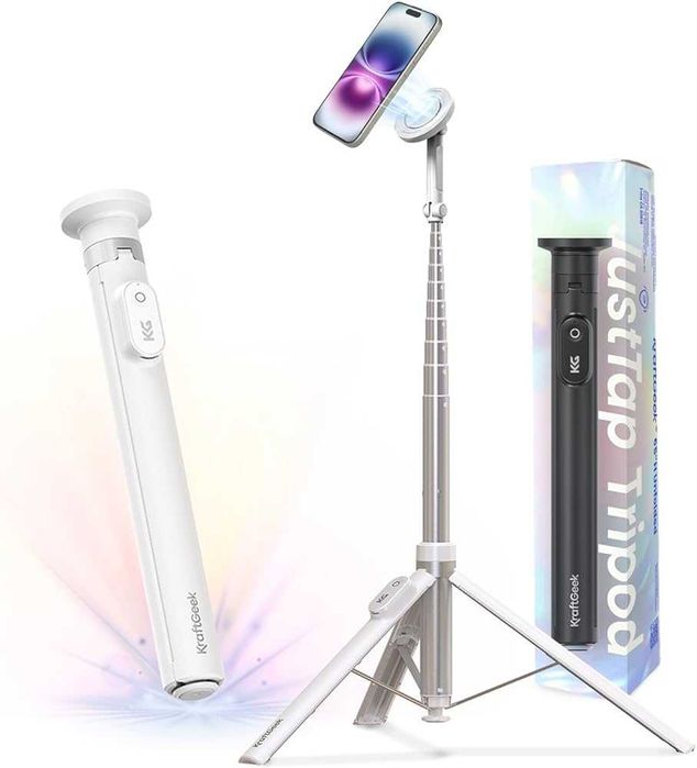 Selfi штатив KraftGeek 168 см магнитный с MagSafe для телефона Селфи
