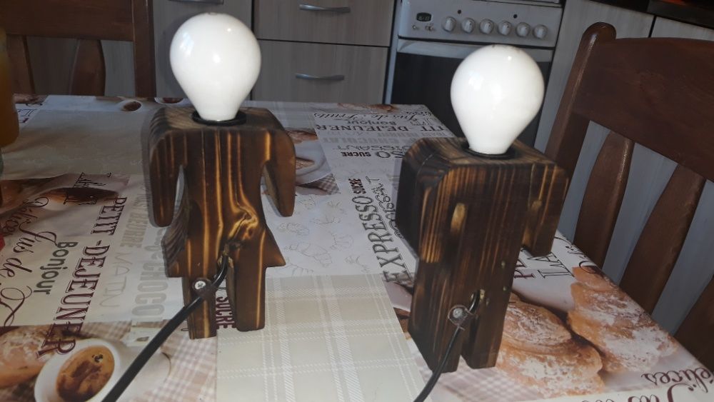 Ръчно изработени нощни лампи с уникален дизайн