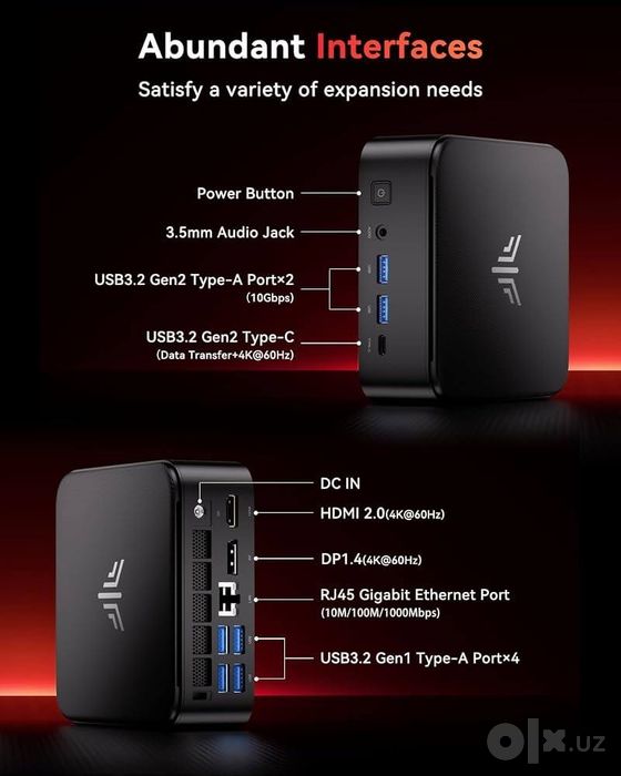 Mini Pc Kamrui Ryzen 7 Pro 5875U 16/512 Мини Пк