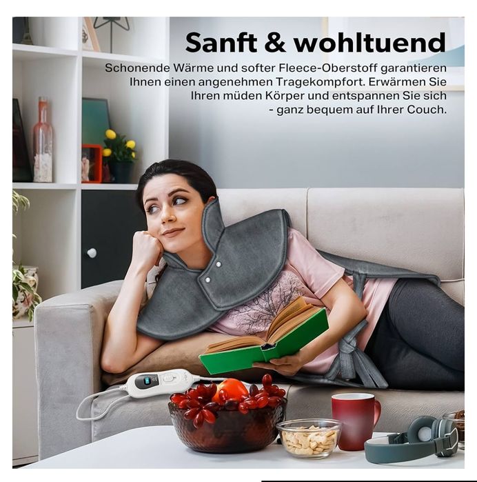 Încalzitor gat spate umeri pătura încălzire relaxare mușchi