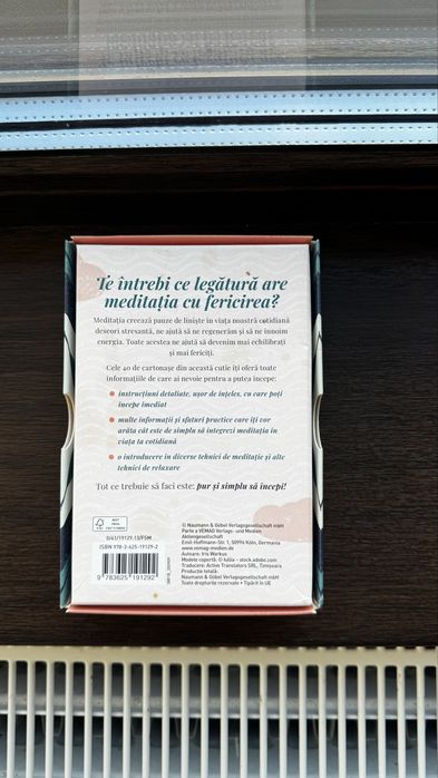 40 cartonase cu tehnici de meditatie si relaxare
