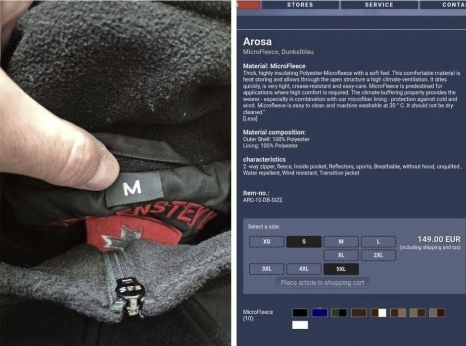 Jachetă Wellensteyn, Arosa, MicroFleece, Water repellent, Femei S