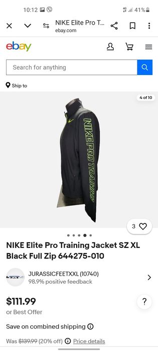 Nike dri fit мъжко горнище M размер.