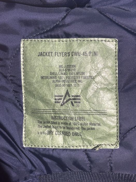 Бомбер Alpha Industries CWU-45