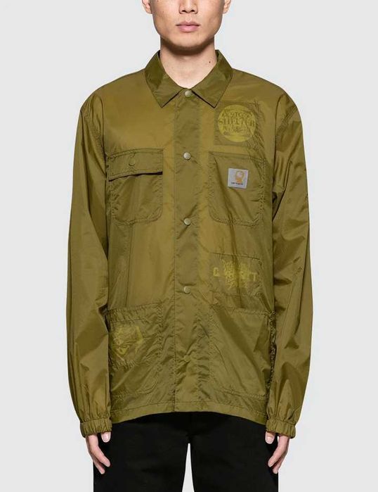 Brain Dead x Carhartt WIP Chore Coat Light Jacket Brown S/M