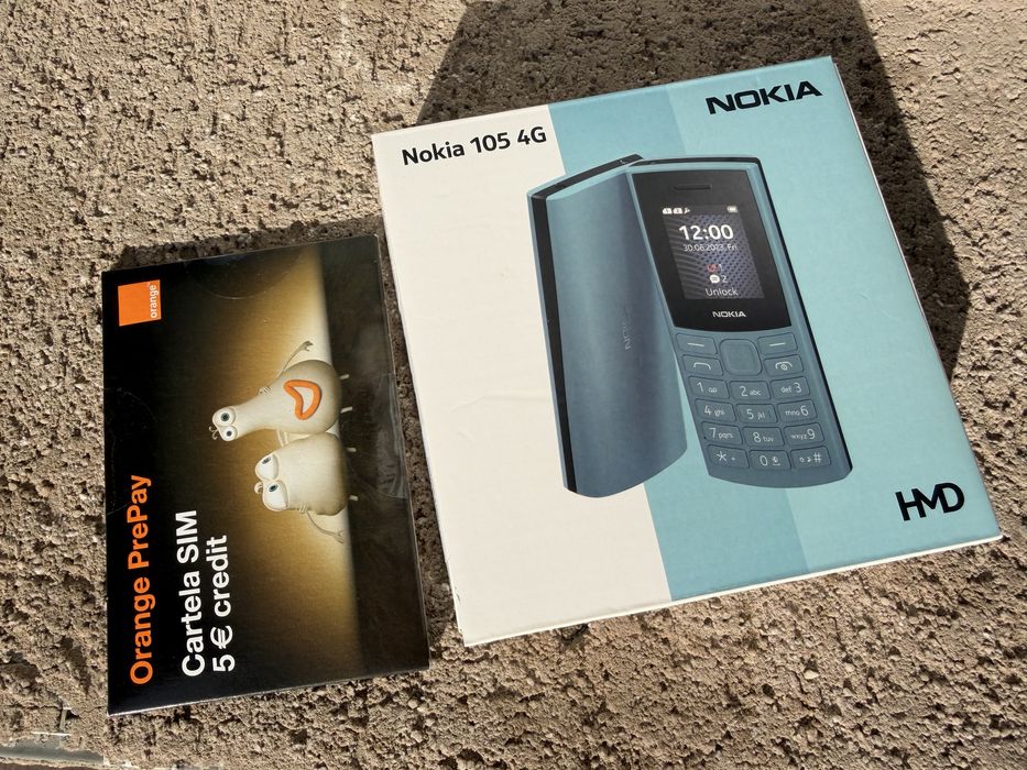 Nokia 105 4g dual SIM cadou carteal sim 5euro