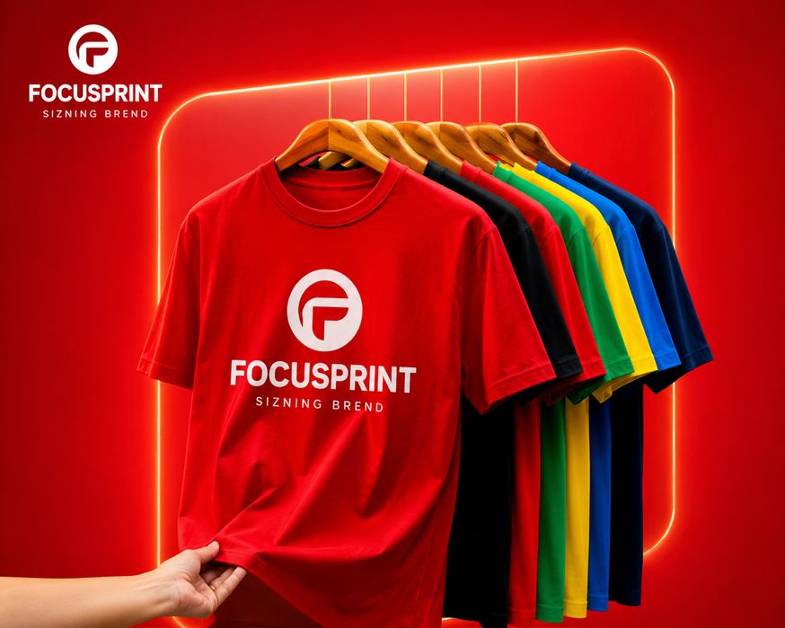 Futbolka pechat | Sifatli DTF bosma | Logo va dizayn