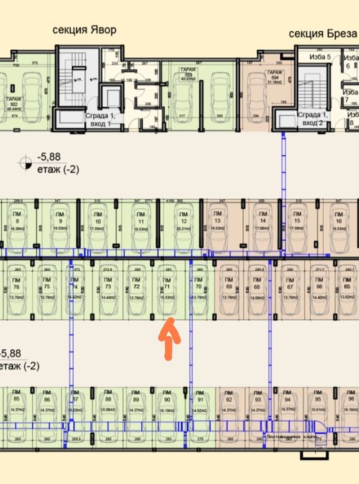 Продава се Гараж / Паркомясто в Варна, Победа - 16 кв.м за 1020 €/кв.м - Снимка #1