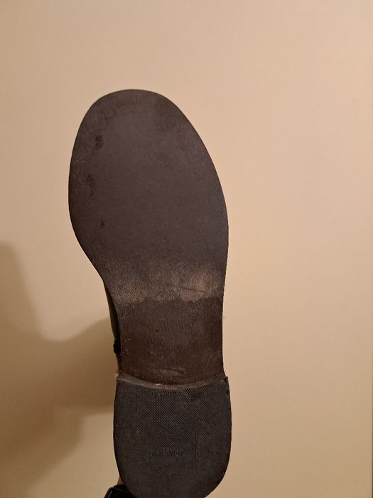 Cizme de piele cu fermoar