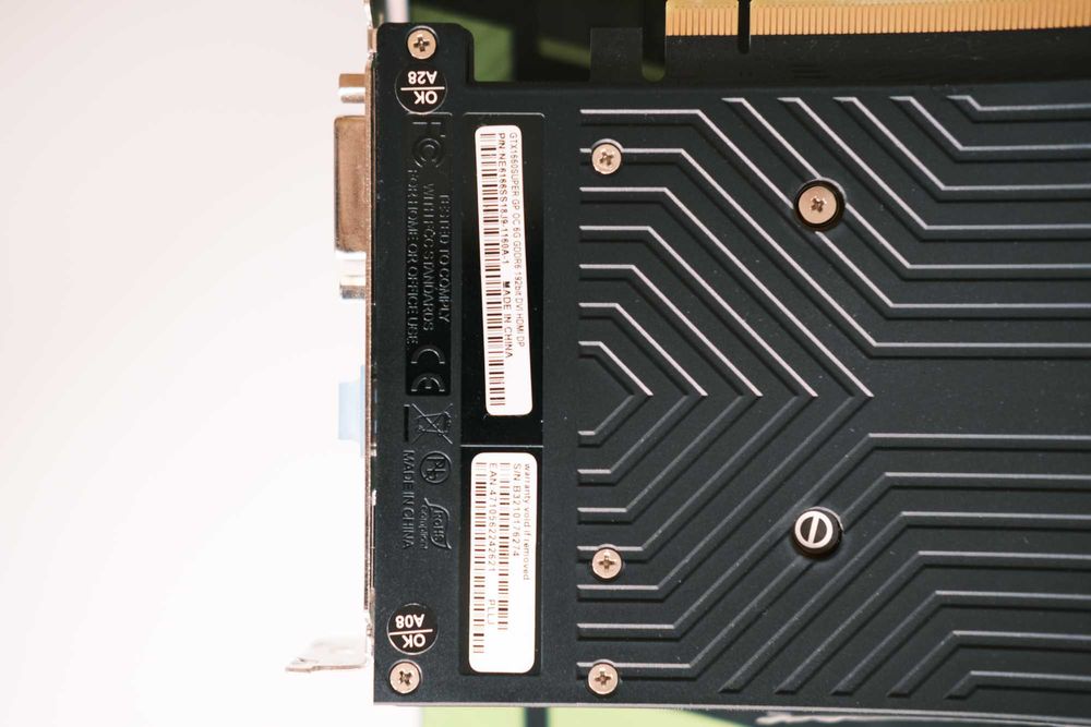 PALIT - Geforce GTX 1660 Super OC 6gb, 192 bit [Състояние: Като ново]