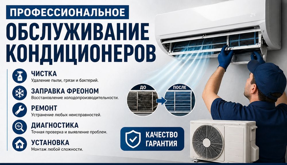 Обслуживание кондиционеров