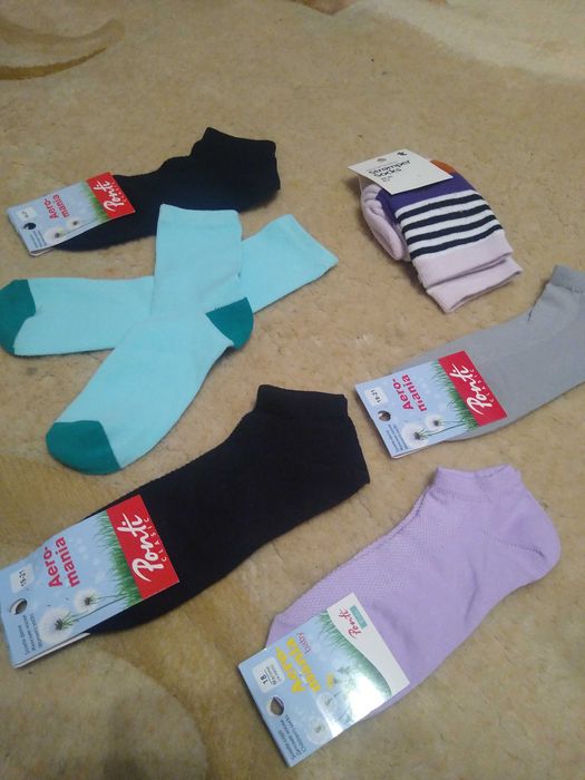6 perechi de șosete copii 7-10 ani