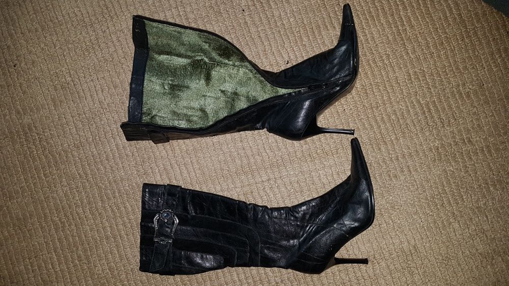 Ботуши дамски естествена кожа