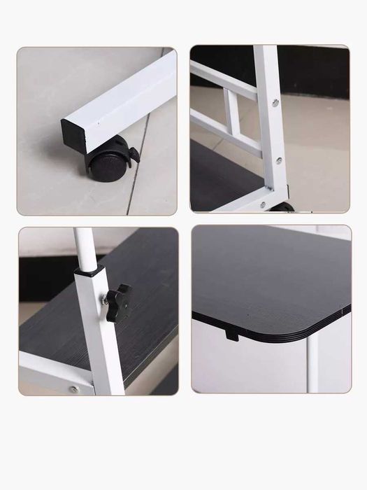 Столик прикроватныйдля ноутбука cкладной столик с регулируемой высотой