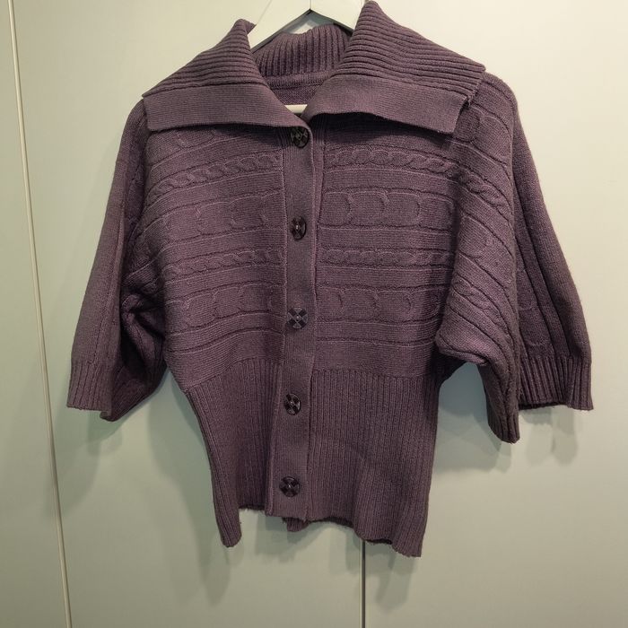 Дамска машинно плетена жилетка