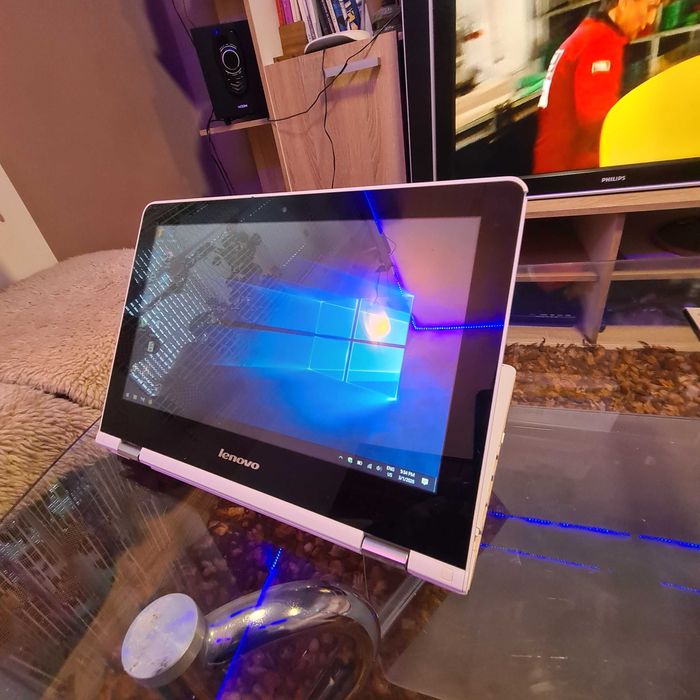 Промо109евр!!Лаптоп-тъчскрийн Lenovo yoga 300-11br  бял