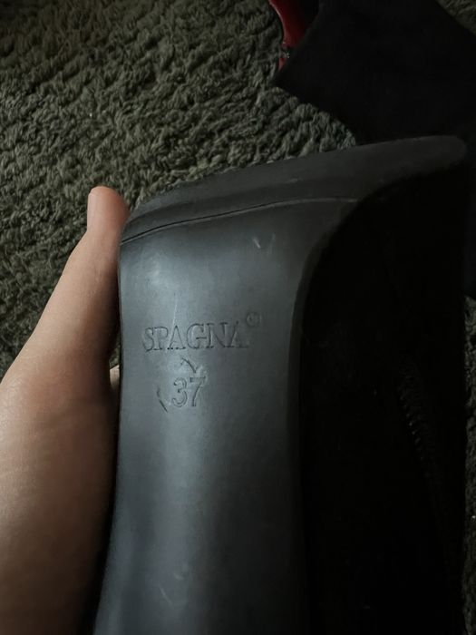 Туфли замшевая стильная