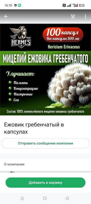 Грибы для здоровья