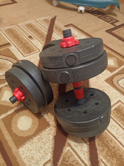 Гантель- штанга 2в1