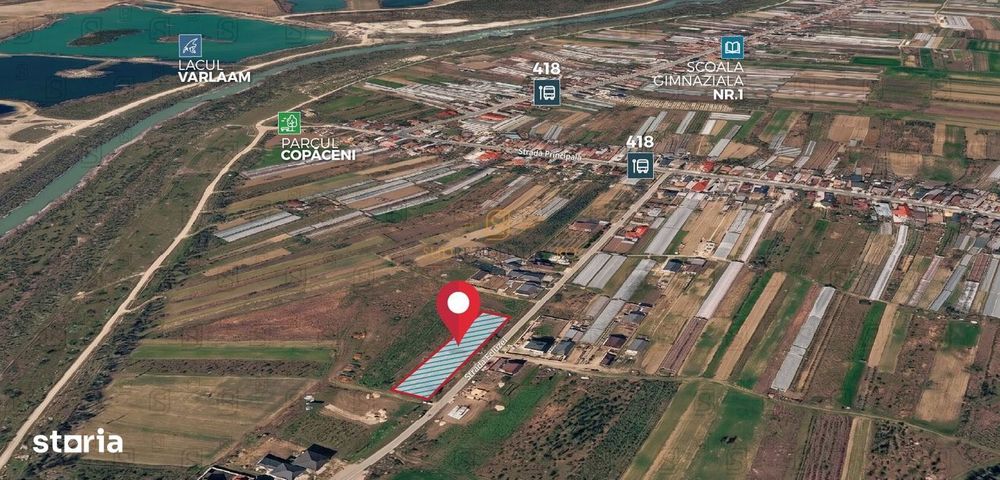 Teren intravilan, 705 mp, potential rezidential, Ecluzei, Copaceni, IF