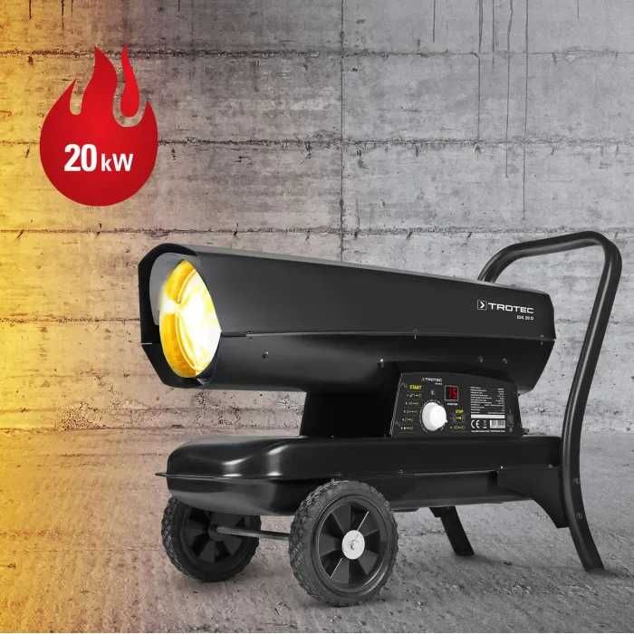 Дизелов Калорифер Нафтова Печка Горелка с Термостат 20 kW