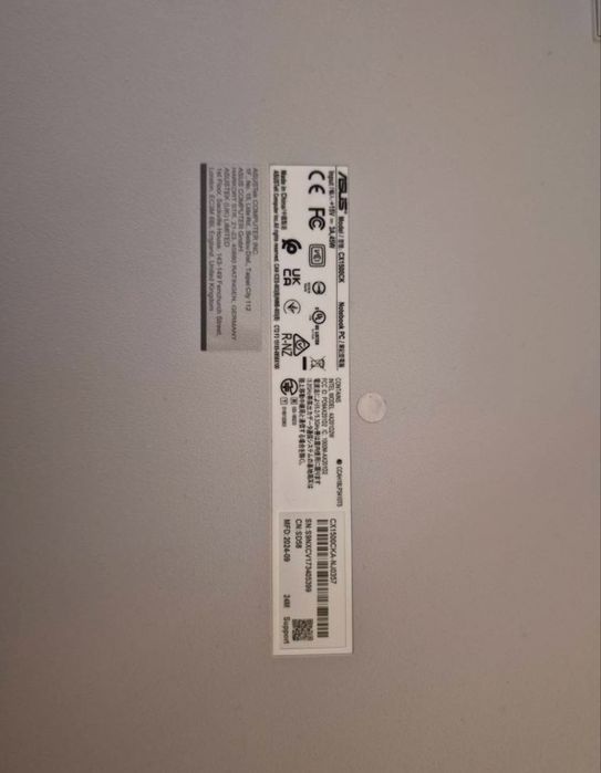 Leptop asus chromebook cx1 128gb 8gb ram
