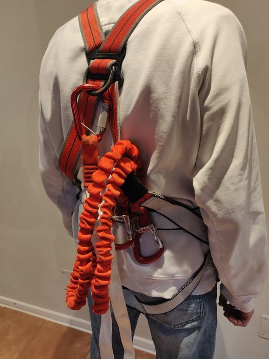 Ham alpinism utilitar WÜRTH + lonjă de asigurare – stare foarte bună