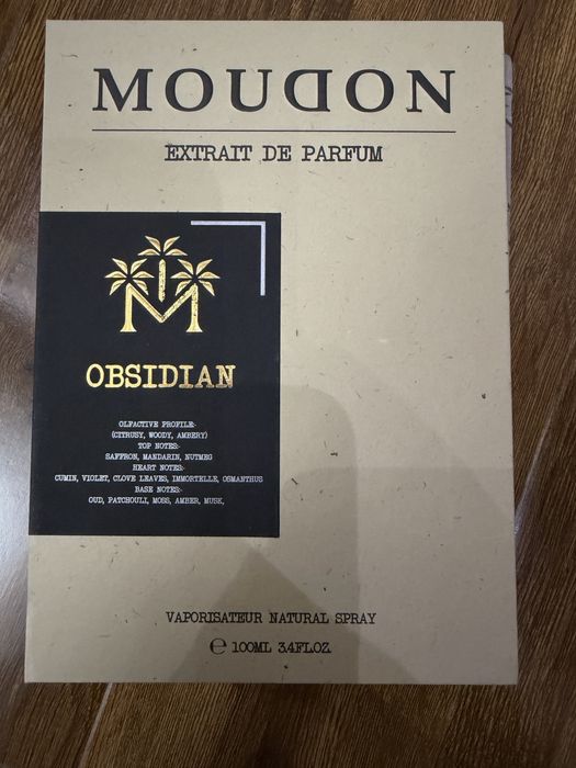 Парфюм moudon OBSIDIAN 100ml