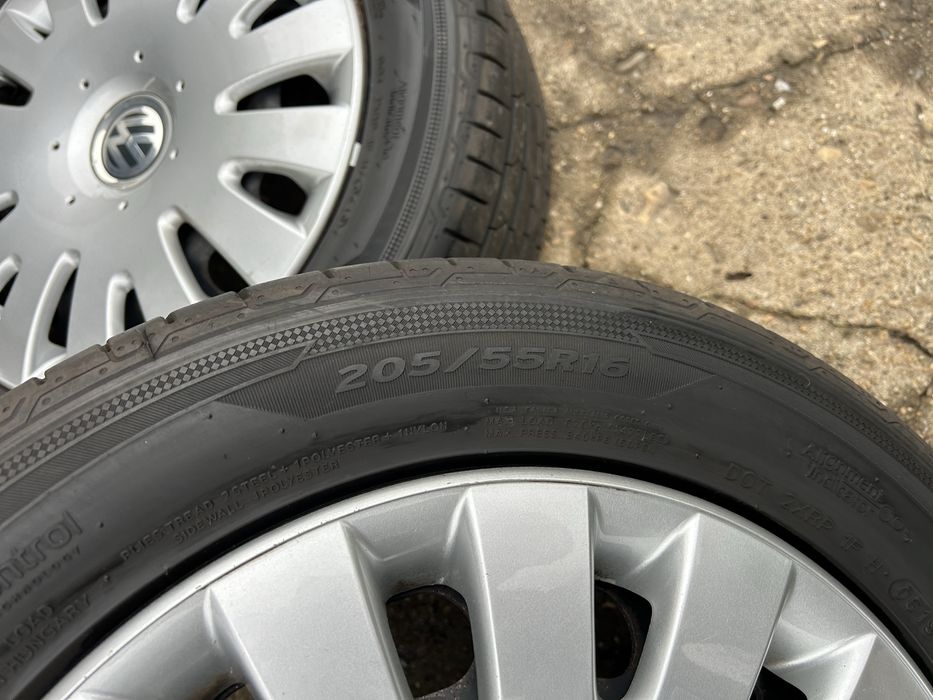 5х112 16 за vw golf 5 pasat touran kadi със летни гуми hankook